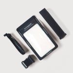 Črn vodotesna torbica za telefon – Zulupack® Phone Pocket – zaščita IP68 do 3 m globine