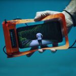 Oranžen vodotesna torbica za telefon – Zulupack® Phone Pocket – IP68 do globine 3 m