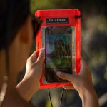 Oranžen vodotesna torbica za telefon – Zulupack® Phone Pocket – IP68 do globine 3 m