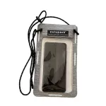 Siva trpežna vodotesna torbica za telefon – Zulupack® Phone Pocket – IP68, do globine 3 m