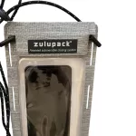 Siva trpežna vodotesna torbica za telefon – Zulupack® Phone Pocket – IP68, do globine 3 m