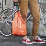 Vodotesna vreča za SUP, kajak in čoln - Zulupack Tube 15L IP67 - oranžna