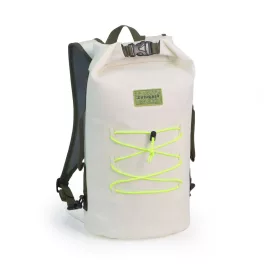   Vodotesni nahrbtnik Zulupack® Indy 20L Cordura® – IP67 bela/zelena za vodne športe, pohodništvo in urbano uporabo