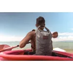 Vodotesni nahrbtnik za večdnevne pohode in pustolovščine – Zulupack® Indy 40L IP67 – siva/camel