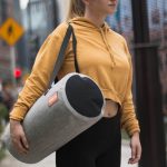 Kompaktna vodoodporna torba za šport in potovanja – Zulupack® Yoggy 16L IP65 siva/camel