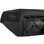 Vodotesna torbica za pas 0,5 L – IP67 – črna, za pohodništvo, plažo, kolo – Zulupack® Froggy