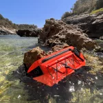 Vodotesna torbica za pas 0,5 L – IP67, oranžna, za plažo, plavanje in pohodništvo – Zulupack® Froggy IP67