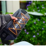 Vodoodporna torbica za pas Zulupack® Froggy Cordura® Black – IP67 – kompaktna, premium torbica za aktiven življenjski slog