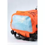 Vodotesni nahrbtnik 25L – IP67, vzdržljiv, ergonomski, za pohodništvo, izlete, vodne športe, oranžen – Zulupack® Triton