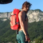 Vodotesni nahrbtnik 25L – IP67, vzdržljiv, ergonomski, za pohodništvo, izlete, vodne športe, oranžen – Zulupack® Triton