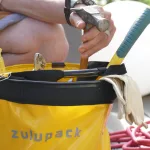 Zložljivo vedro za kampiranje, čoln in outdoor Zulupack® Bosco 15L– rumeno