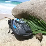 Črn vodotesni nahrbtnik za večdnevne pohode in vodne športe – Zulupack® Nomad 35L IP67