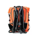 Oranžni vodotesni nahrbtnik za večdnevne pohode in vodne športe – Zulupack® Nomad 35L IP67