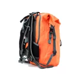 Oranžni vodotesni nahrbtnik za večdnevne pohode in vodne športe – Zulupack® Nomad 35L IP67