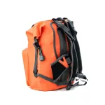 Oranžni vodotesni nahrbtnik za večdnevne pohode in vodne športe – Zulupack® Nomad 35L IP67