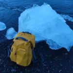 Rumeni vodotesni nahrbtnik za večdnevne pohode in vodne športe – Zulupack® Nomad 35L IP67