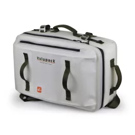   Vodoodporna potovalna torba Zulupack® Antipode 45L Cordura® IP63 – bela – praktična torba za potovanja