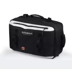 Vodoodporna potovalna torba Zulupack® Antipode 45L Cordura® IP63 – črna/bela – elegantna in praktična za vsako potovanje