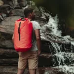 Vodotesni nahrbtnik za SUP, kajak in plovbo – Zulupack® Tube 45L IP67 - oranžen